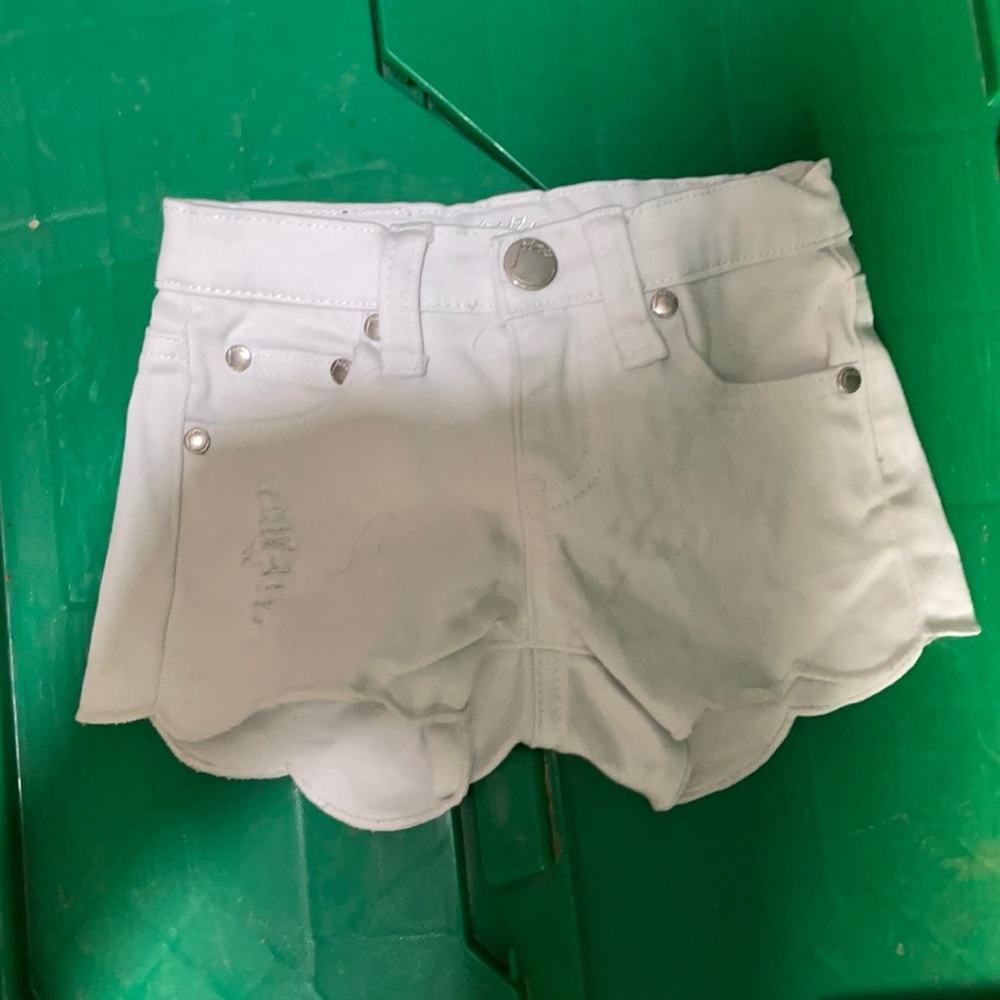Pinc white shorts size 5
